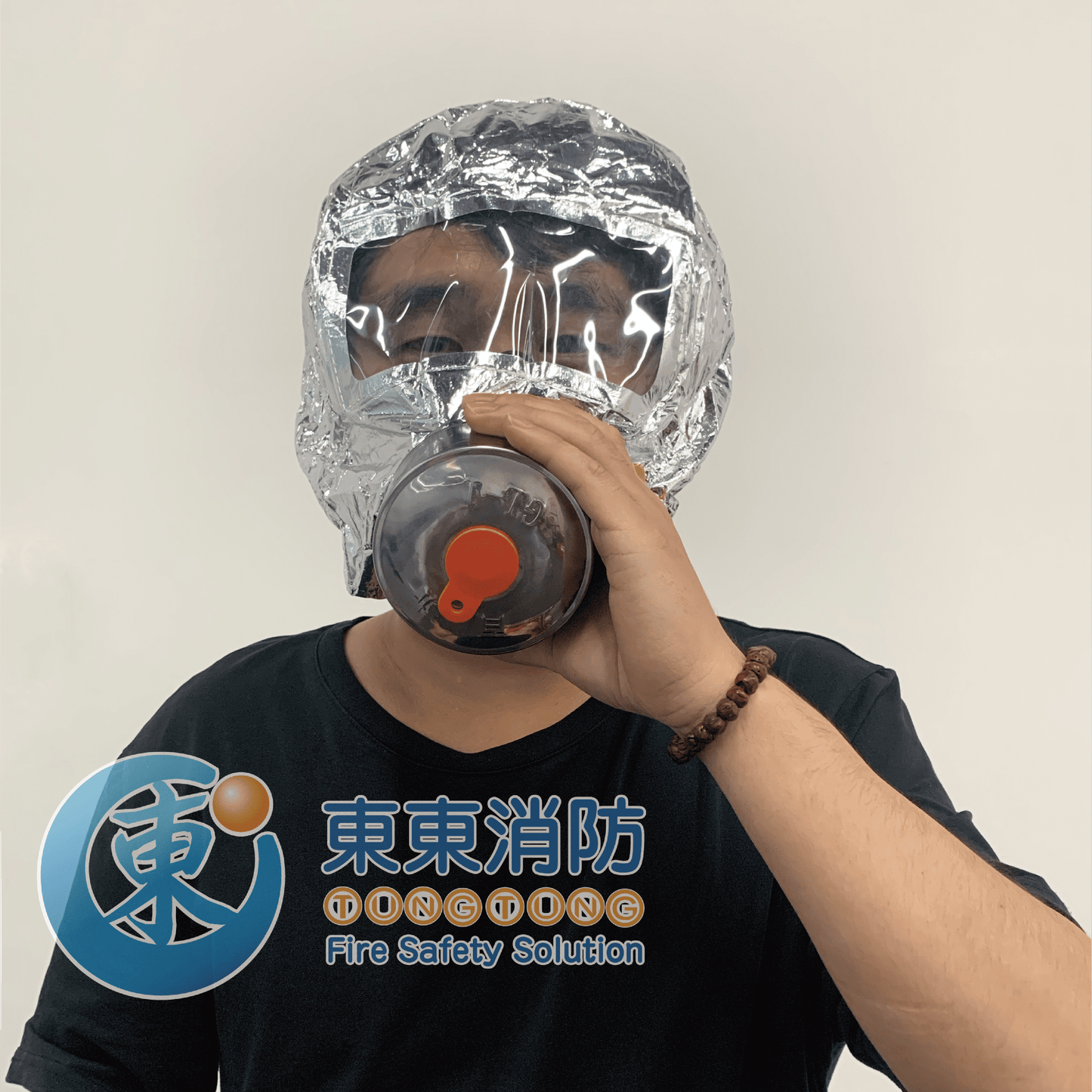 Escape hood-smoke mask (filter-type fire-fighting self-rescue breathing apparatus)